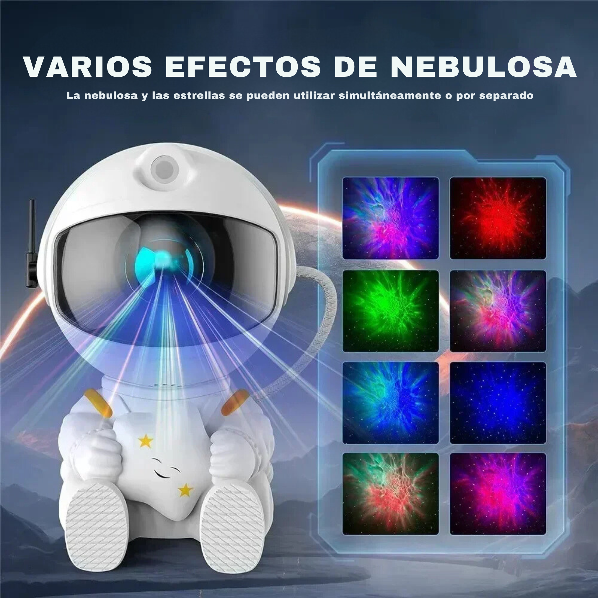 Mini Astronaut Galaxy Nebula Projector